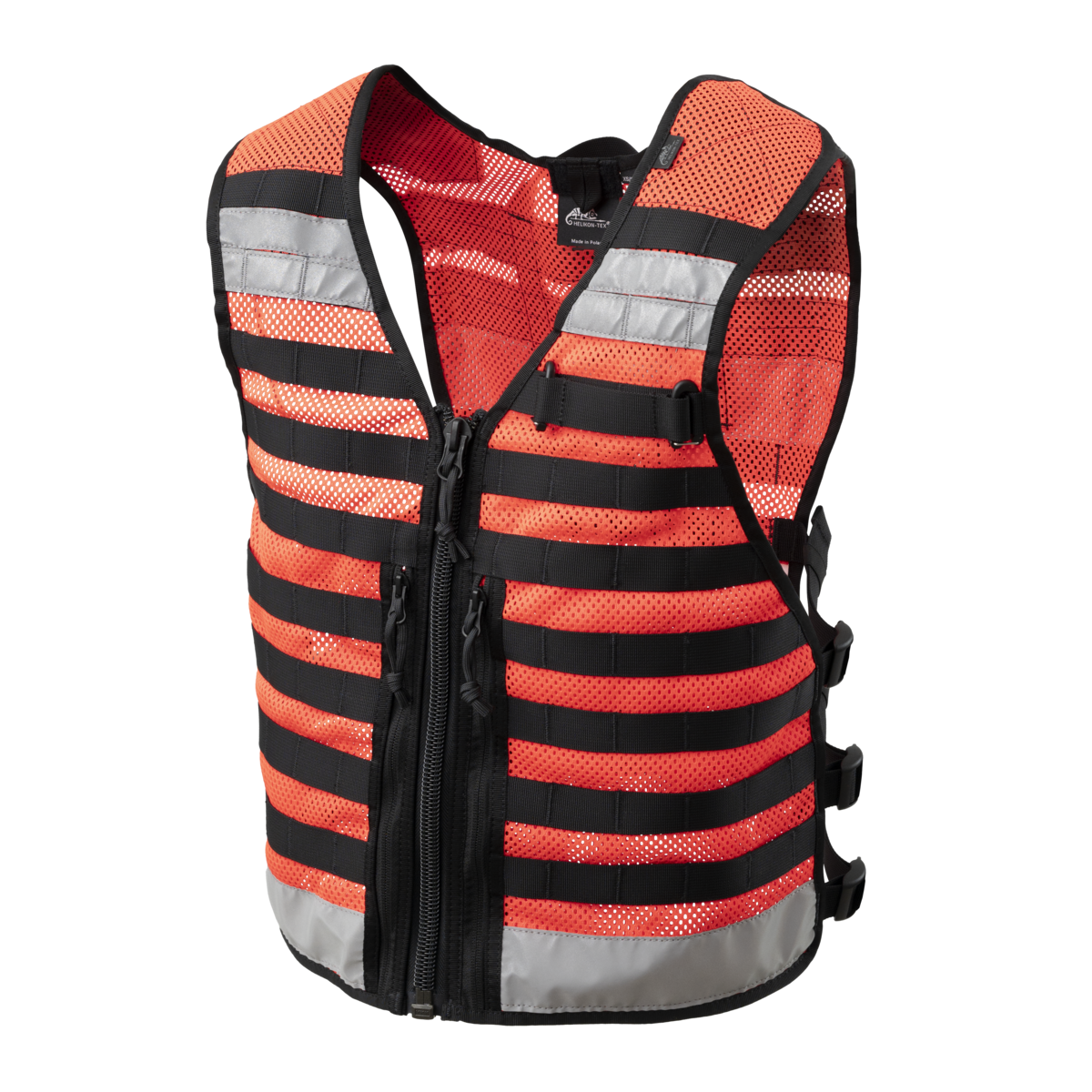 Vestă Tactică Helikon-Tex SAR Fluorescent Roșu MOLLE/PALS