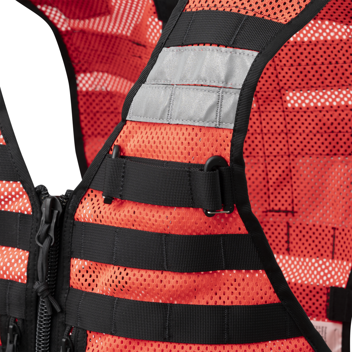 Vestă Tactică Helikon-Tex SAR Fluorescent Roșu MOLLE/PALS