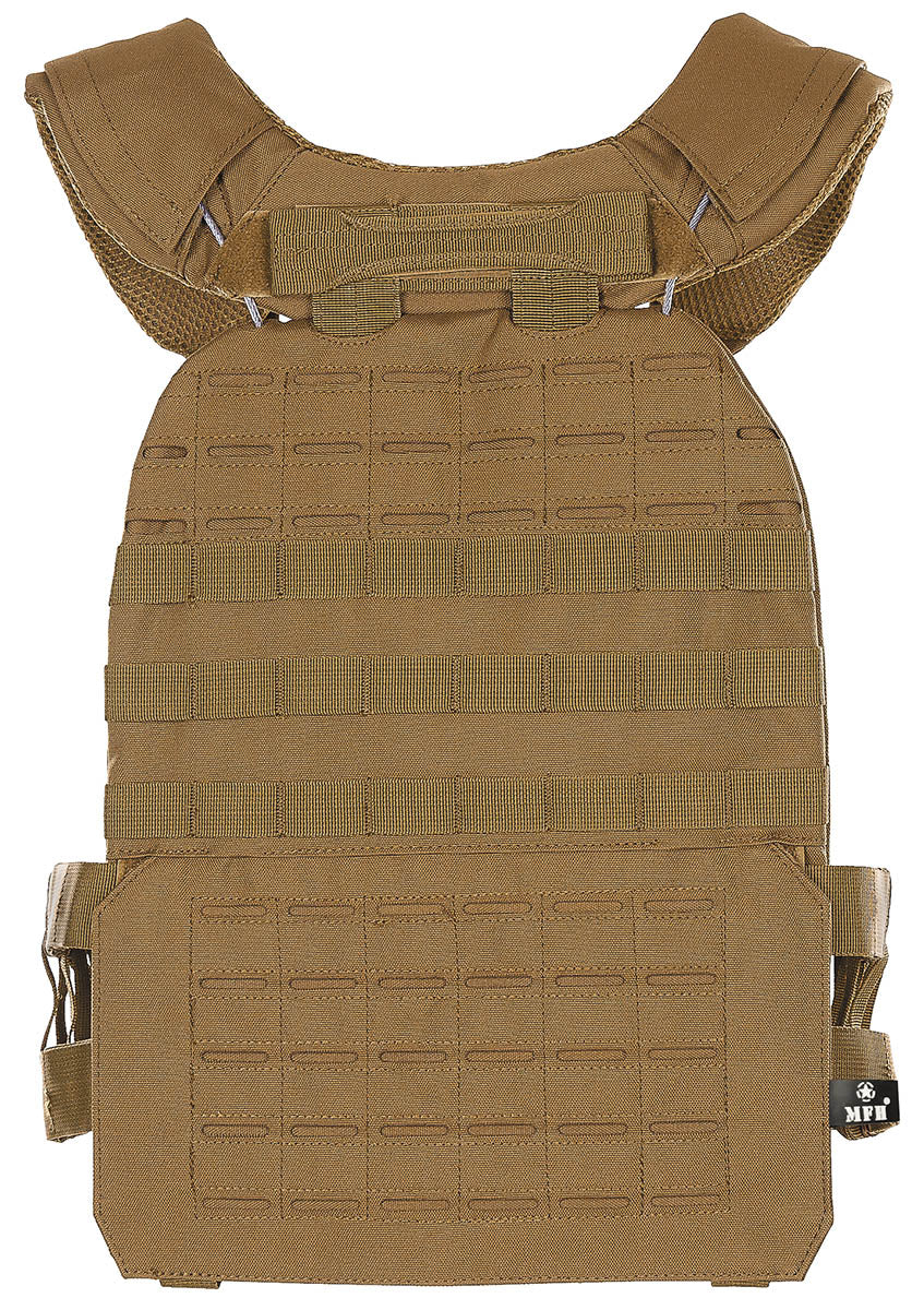 Vestă Tactică Laser MOLLE coyote MFH - Sistem Quick Release, Laser Cut
