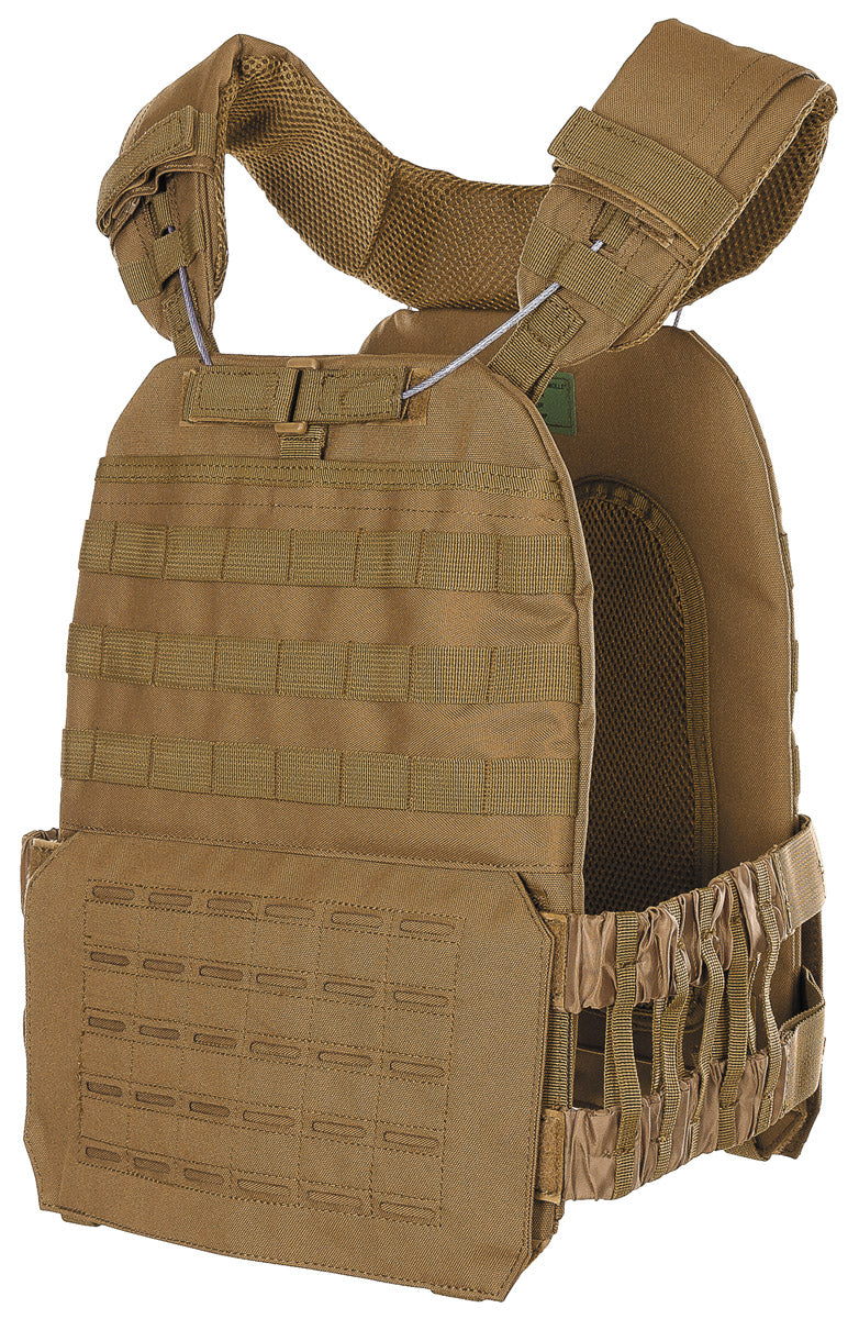 Vestă Tactică Laser MOLLE coyote MFH - Sistem Quick Release, Laser Cut