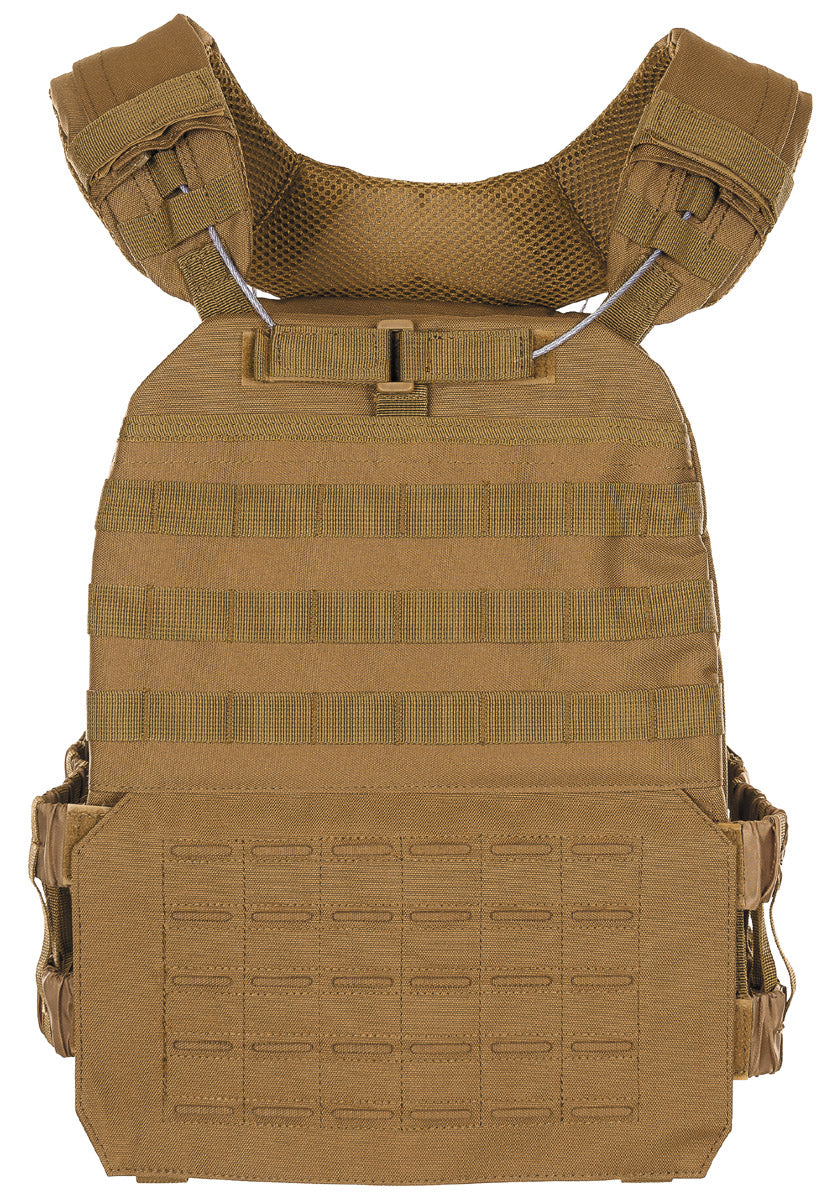 Vestă Tactică Laser MOLLE coyote MFH - Sistem Quick Release, Laser Cut