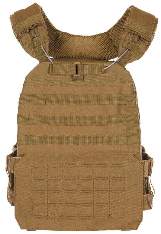 Vestă Tactică Laser MOLLE coyote MFH - Sistem Quick Release, Laser Cut