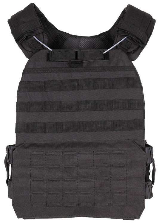 Vestă Tactică Laser MOLLE Neagră MFH - Quick Release, Laser MOLLE