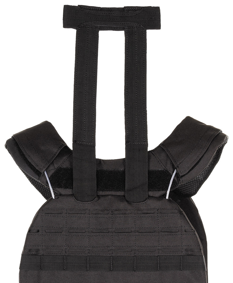 Vestă Tactică Laser MOLLE Neagră MFH - Quick Release, Laser MOLLE