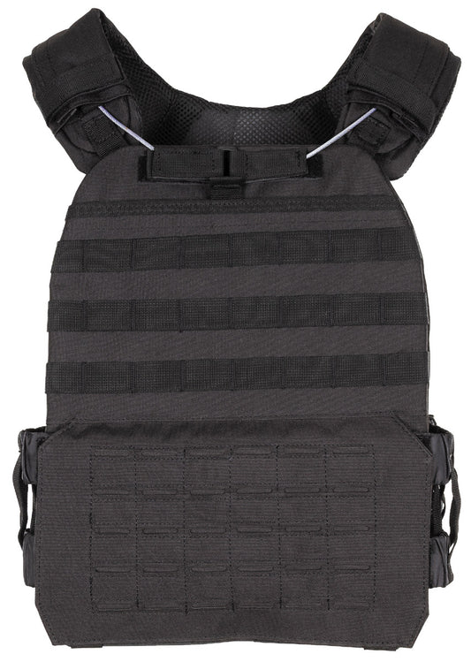 Vestă Tactică Laser MOLLE Neagră MFH - Quick Release, Laser MOLLE
