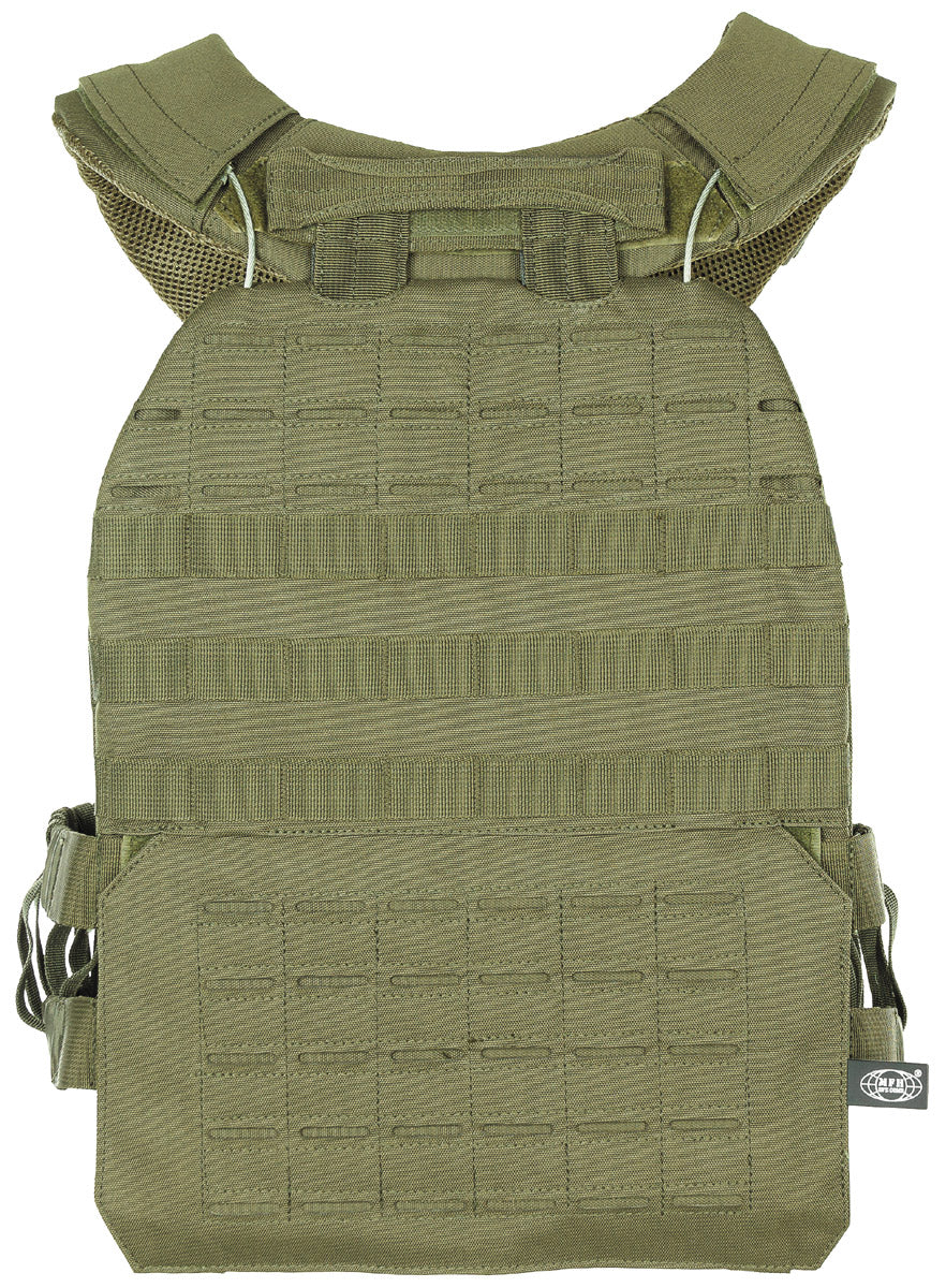 Vestă Tactică Laser MOLLE Oliv MFH - Sistem Quick Release, Tăiere Laser