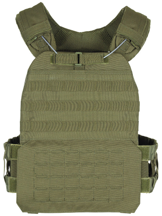 Vestă Tactică Laser MOLLE Oliv MFH - Sistem Quick Release, Tăiere Laser