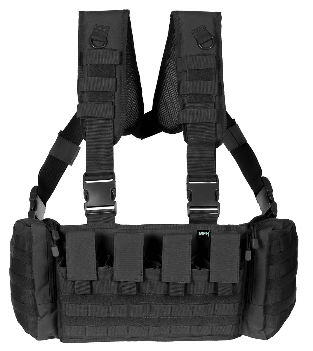 Vestă Tactică Mission Negru MFHProfessional - Ușoară, Sistem modular