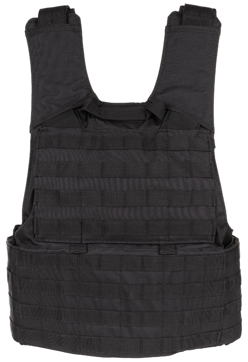 Vestă Tactică MOLLE II Negru MFH - Sistem Modular, Protecții Integrabile