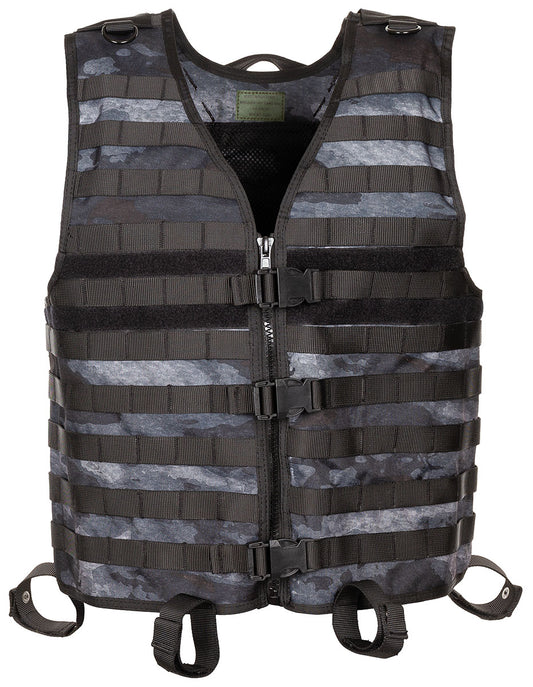 Vestă Tactică "MOLLE Light" HDT-camo LE MFH - Sistem Modular, Buclă Molle