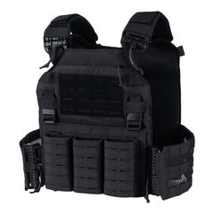 Vesta Tactica QR Lasercut Negru - Protecție și Acțiune Rapidă