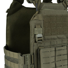 Vesta Tactica QR Plate Carrier Lasercut Verde - Performanță Tactică Superioară