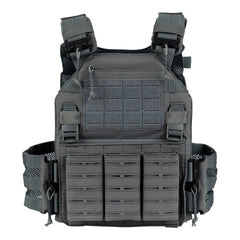 Vesta Tactica QR Plate Carrier Lasercut Wolf Grey - Performanță Tactică Optimă