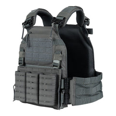 Vesta Tactica QR Plate Carrier Lasercut Wolf Grey - Performanță Tactică Optimă