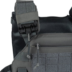 Vesta Tactica QR Plate Carrier Lasercut Wolf Grey - Performanță Tactică Optimă