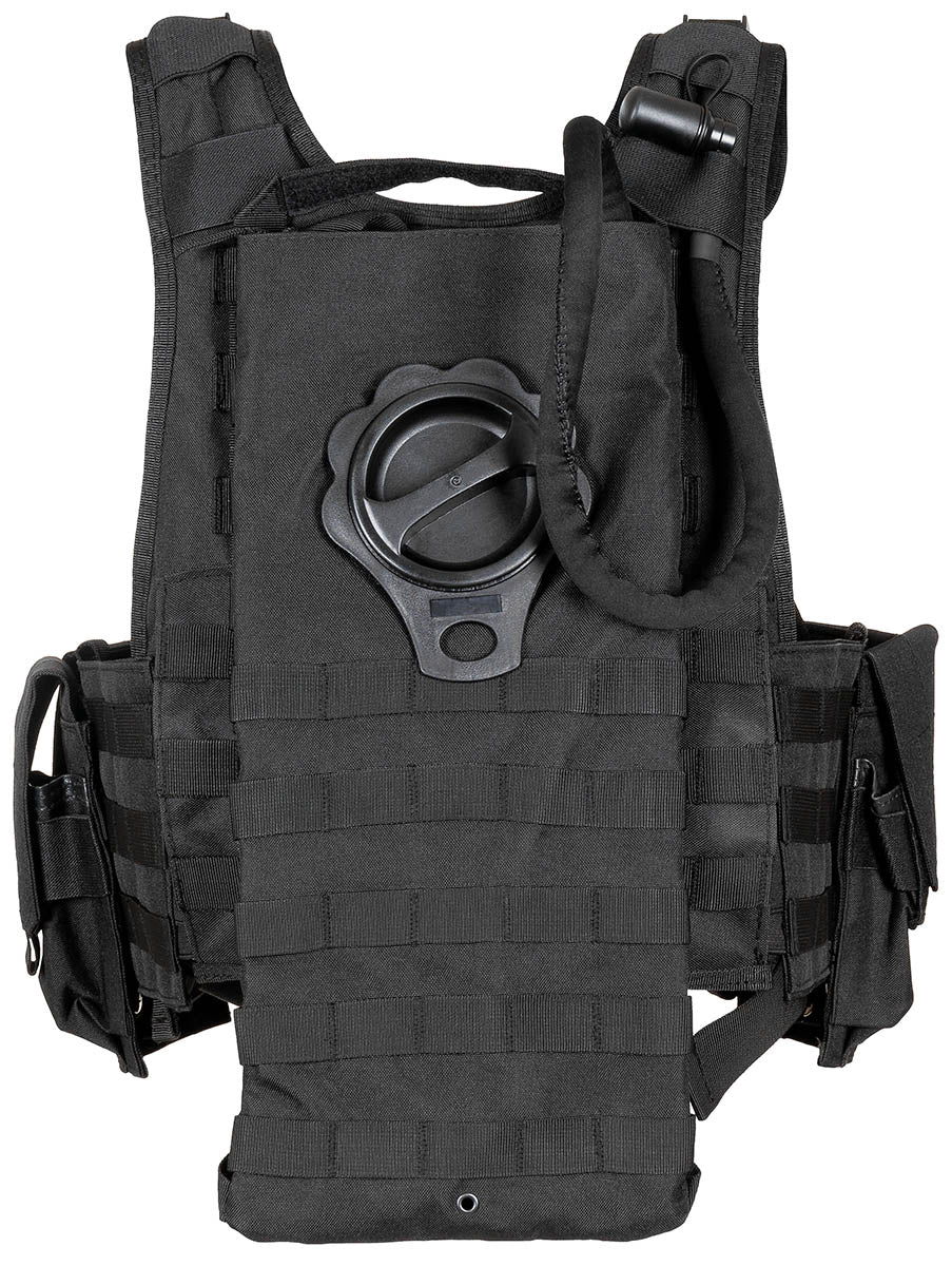 Vestă Tactică "Ranger" Negru MFH - Sistem Hidratare, Multi-Buzunare