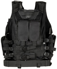 Vestă Tactică USMC cu Koppel Negru MFH - Material Mesh, Ajustabilă