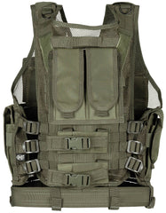 Vestă Tactică USMC Oliv MFH - Ajustabilă, Material Mesh