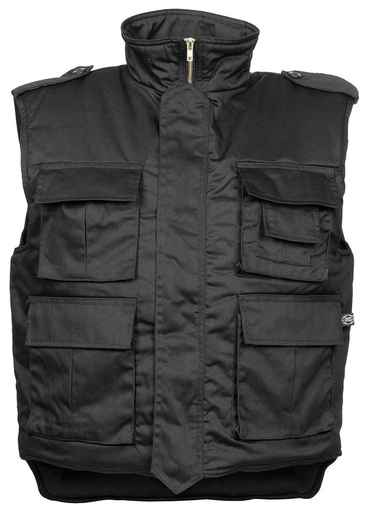 Vestă US Steppweste Ranger Negru MFH - Fermoar Ascuns, Buzunare Multiple