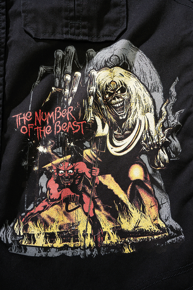 Vesta Vintage Iron Maiden sleeveless NOTB Negru Brandit - Spirit Rock