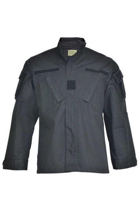 Veston ACU Mil-Tec – Bumbac Rip-Stop, Arici pentru Embleme, Negru