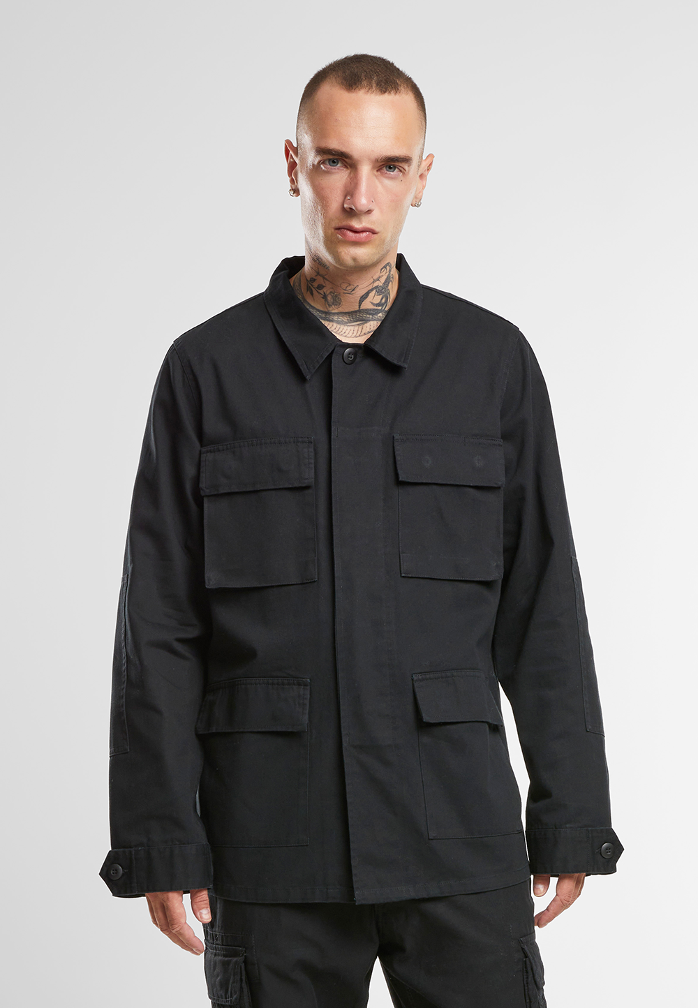 Veston BDU Twill Negru Brandit - Confort și Durabilitate