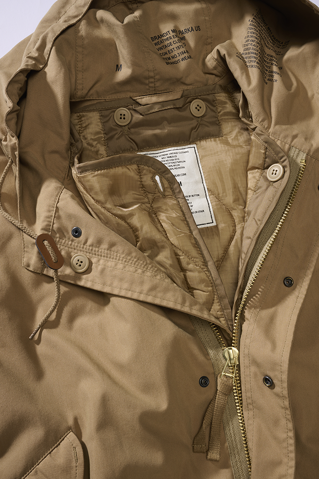Veston M51 US Camel Brandit - Caldura si Rezistenta