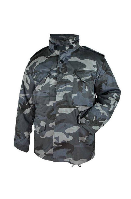 Veston M65 Mil-Tec US – Poliester-Bumbac, Mesadă Detașabilă, Camuflaj Jandarm
