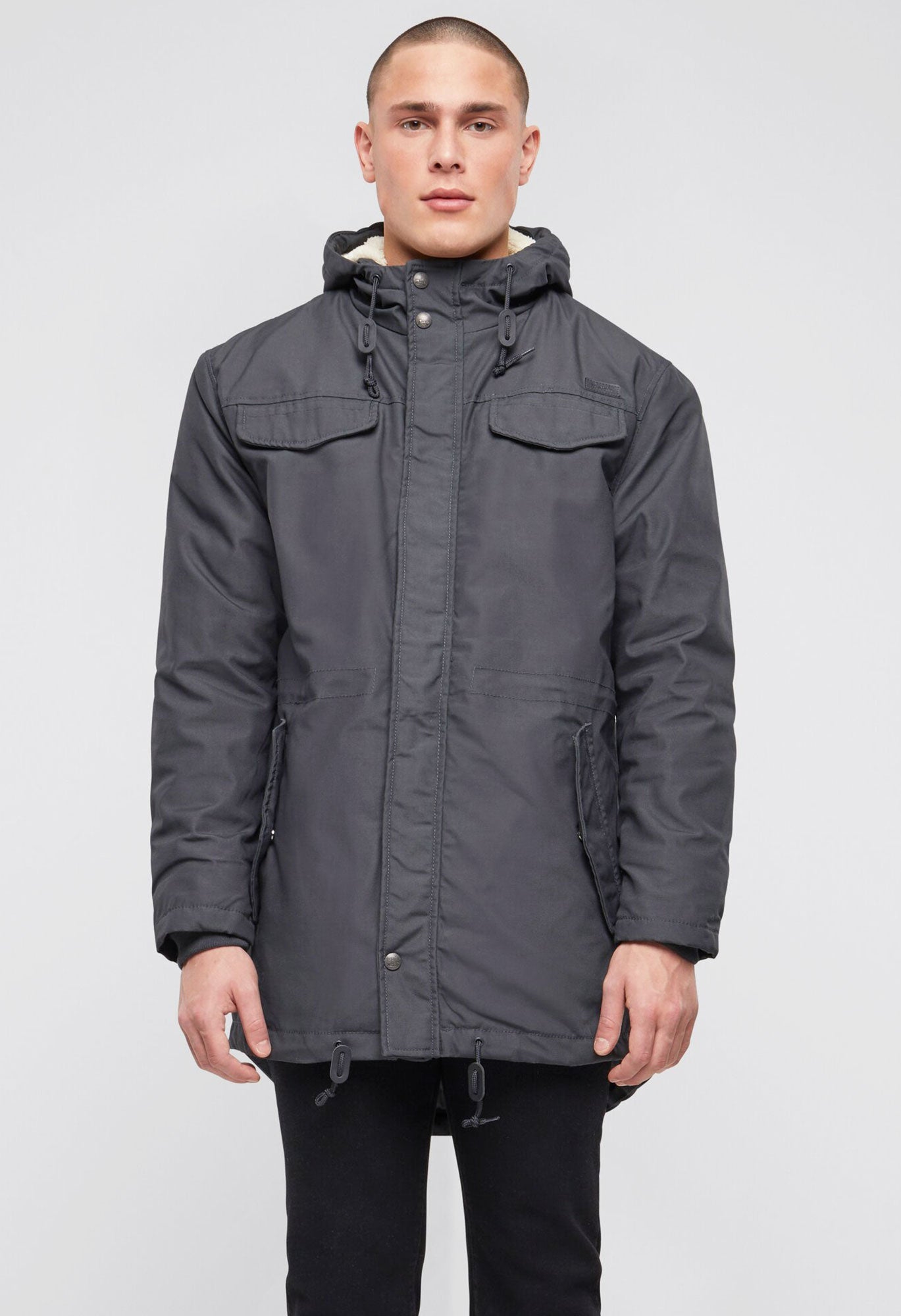 Veston Marsh Lake Teddyparka Anthracite Brandit - Caldura si Stil Urban