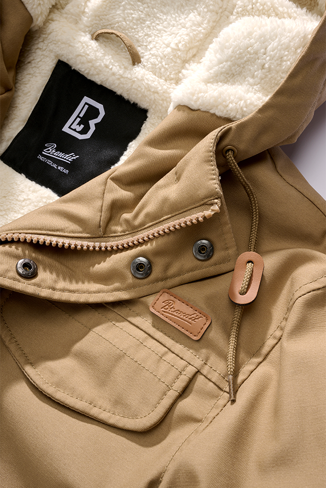 Veston Marsh Lake Teddyparka Camel Brandit - Caldura si Confort Urban