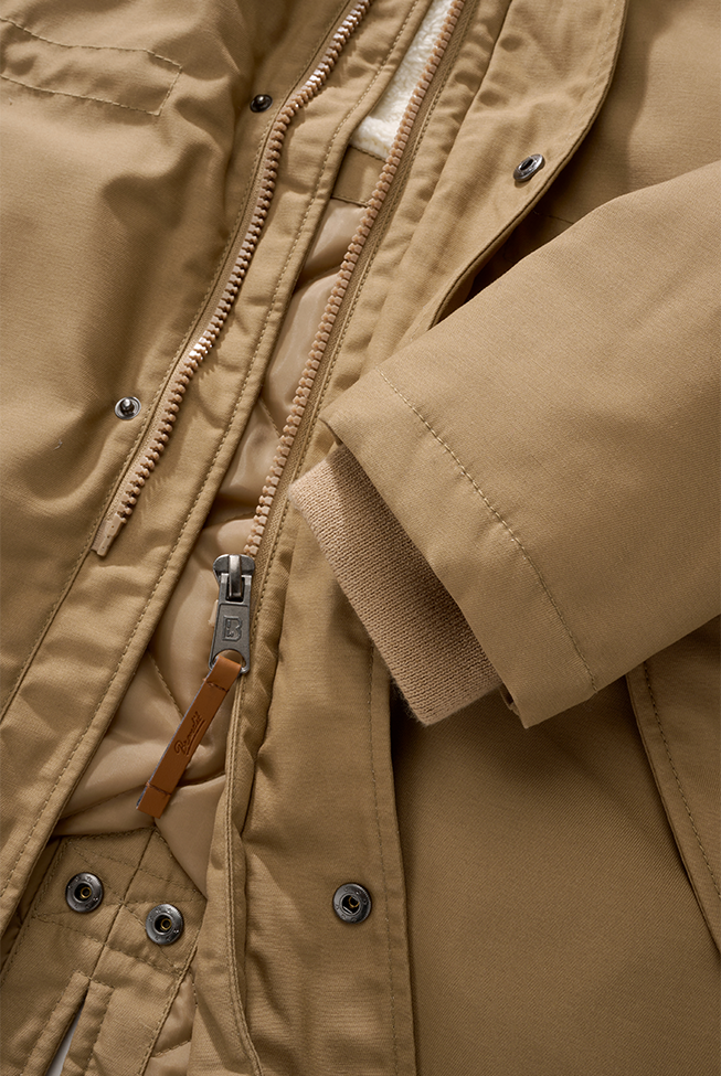 Veston Marsh Lake Teddyparka Camel Brandit - Caldura si Confort Urban