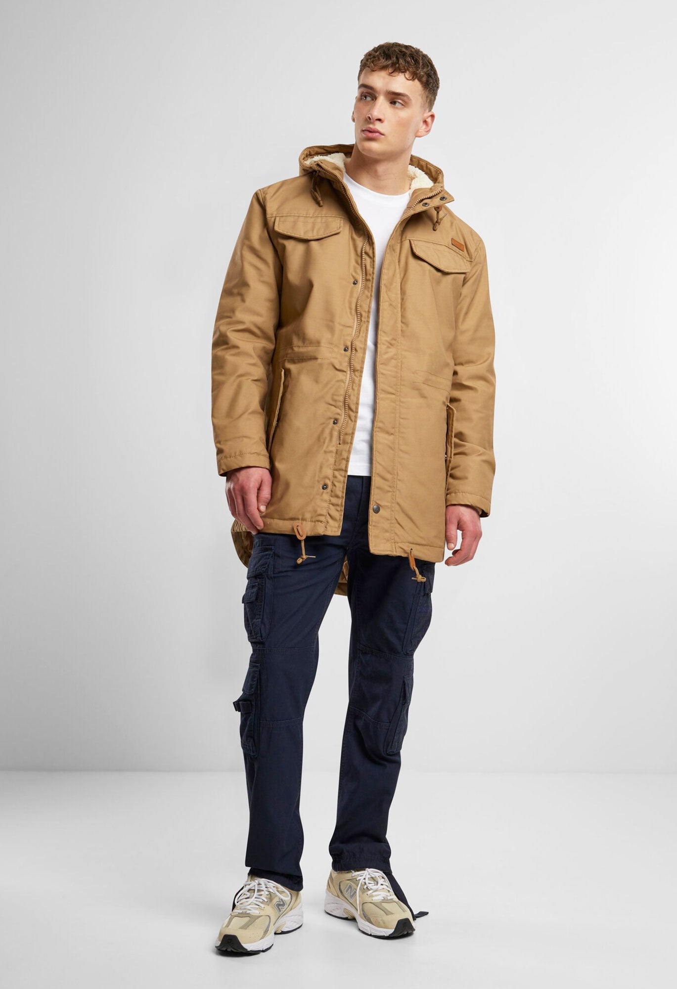 Veston Marsh Lake Teddyparka Camel Brandit - Caldura si Confort Urban