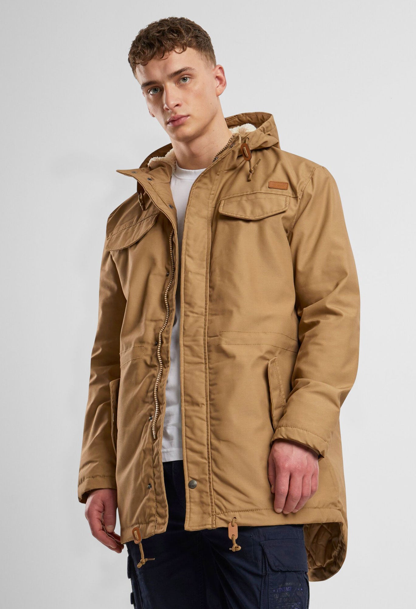 Veston Marsh Lake Teddyparka Camel Brandit - Caldura si Confort Urban