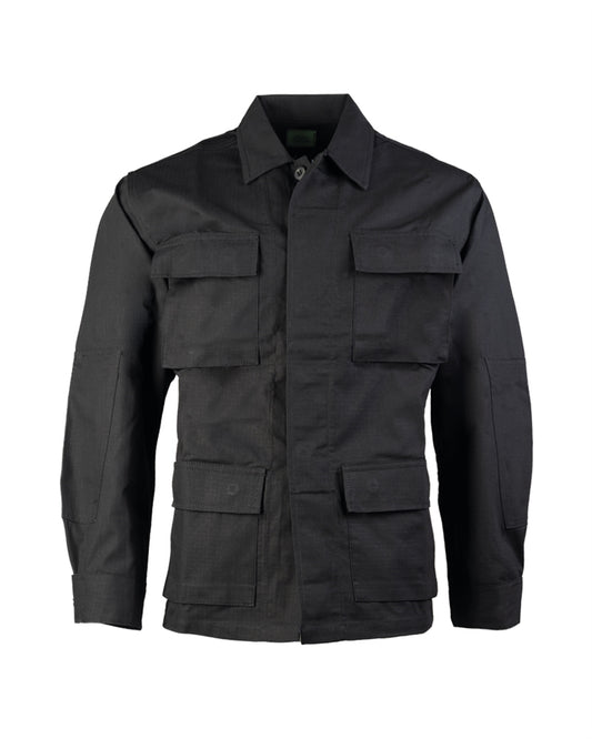 Veston Mil-Tec Teesar BDU Rip-Stop – Bumbac, Coate Întărite, Negru