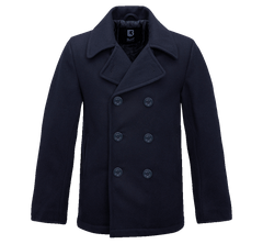 Veston Pea Coat Navy Brandit - Caldura si Stil Clasic