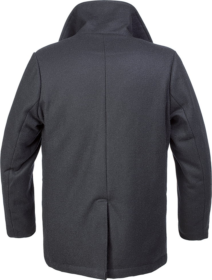 Veston Pea Coat Negru Brandit - Caldura si Stil Clasic