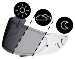 Vizier Fotochromic NXR/X-Spirit III Shoei - Anti-ceață, Protecție UV