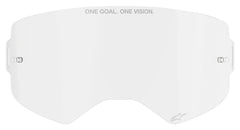 Vizor Supertech Alpinestars - Silver, Gold, White