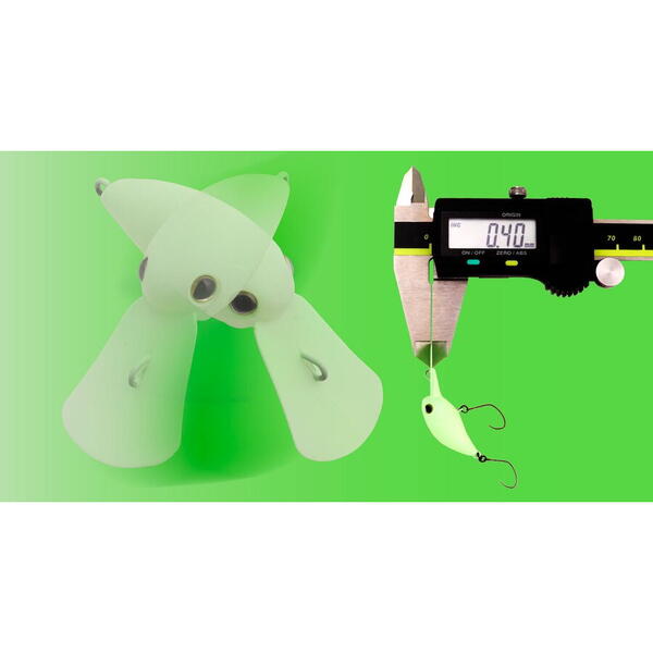 Vobler Chibi Panicra DR Jackall - TACKEY GLOW, Miniforce - 2