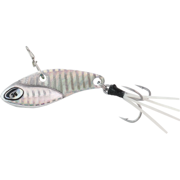 Vobler Cicada Nanovib Jackall - 1.0g, Nanosilver, Vibrații Subacvatice - 1