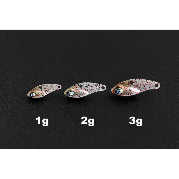 Vobler Cicada Nanovib Jackall - 1.0g, Nanosilver, Vibrații Subacvatice - 3