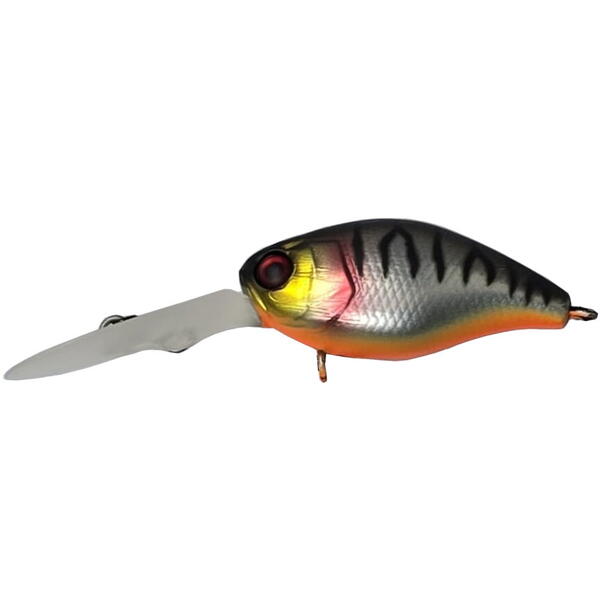 Vobler DD Chubby 38F Jackall - UV Mat Silver Tiger, Pescuit Fin - 1