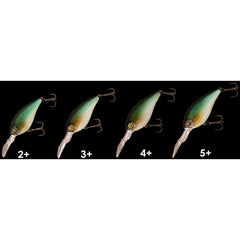 Vobler Digle5+ 7,4cm Jackall - Recuperare Rapidă, Vibrații Puternice - 2