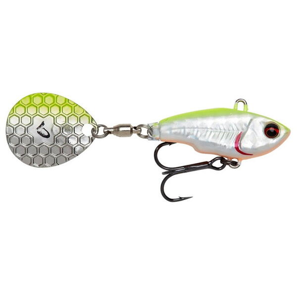 Vobler Fat Tail NL Savage Gear - 5.5cm, Scufundător, Lemon Back Flash