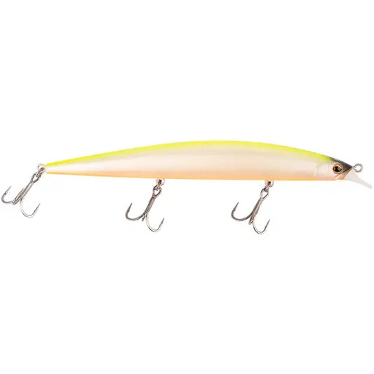 Vobler Gonta Minnow Sinking Mustad - 14cm, Ghost Chartreuse