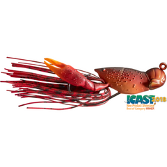 Vobler Hollow Crawfish Jig Live Target - 4.5cm, Imitatie Rac Realista