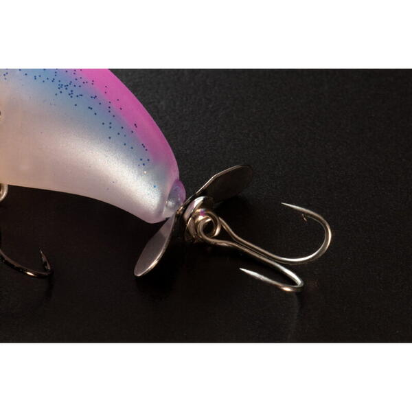 Vobler Micro Pompadour Jackall - Acțiune Topwater, Atrage Răpitorii - 3