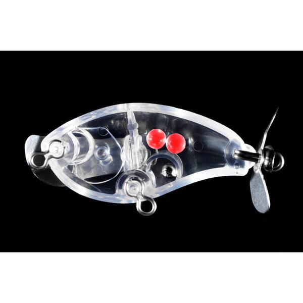 Vobler Micro Pompadour Jackall - Acțiune Topwater, Atrage Răpitorii - 5