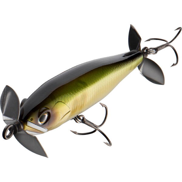 Vobler NALUCA STEEZ PROP 85F DAIWA - 8.5cm, Ghost Ayu, Acțiune Realistă - 2