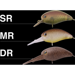 Vobler PANICRA DR Jackall - Muscle Red Glow, Submersibil, 3.2cm - 2